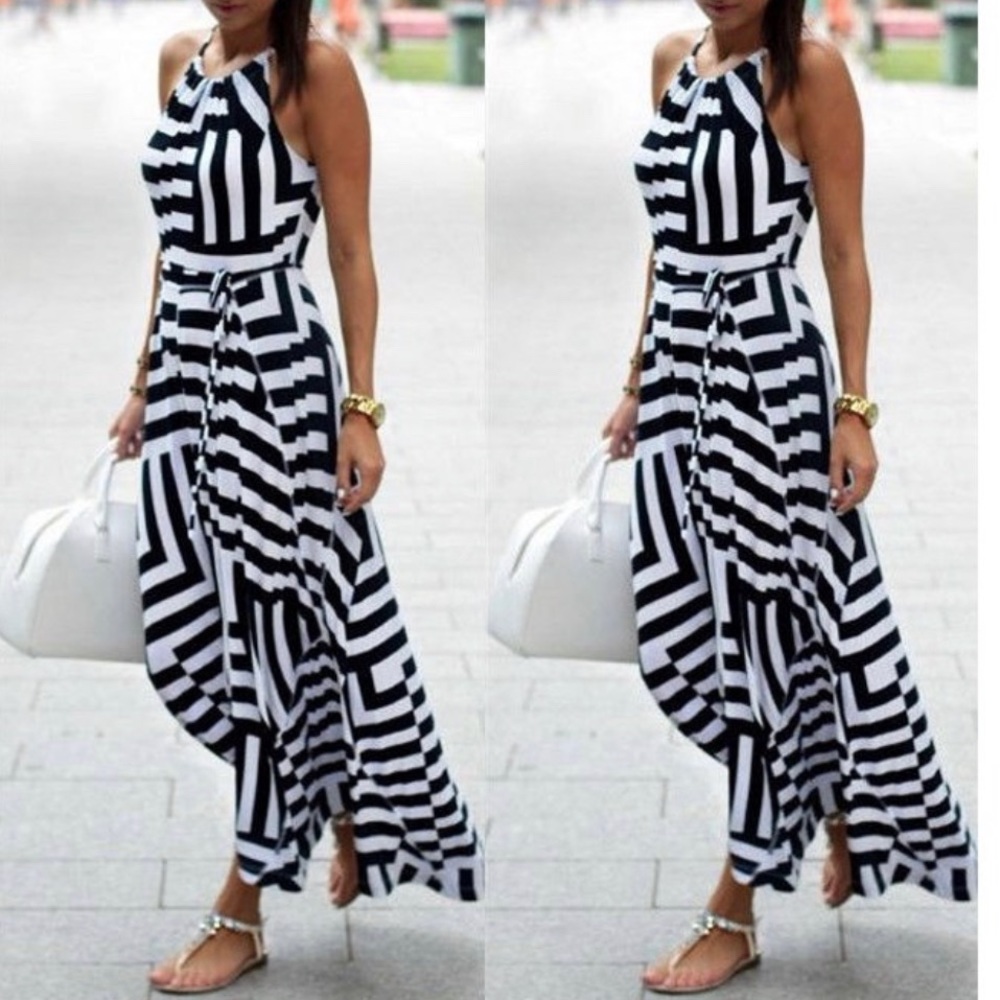 Gap Geometric Maxi Dress